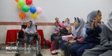 آغاز سال تحصیلی در مدرسه استثنایی صالحه مشهد