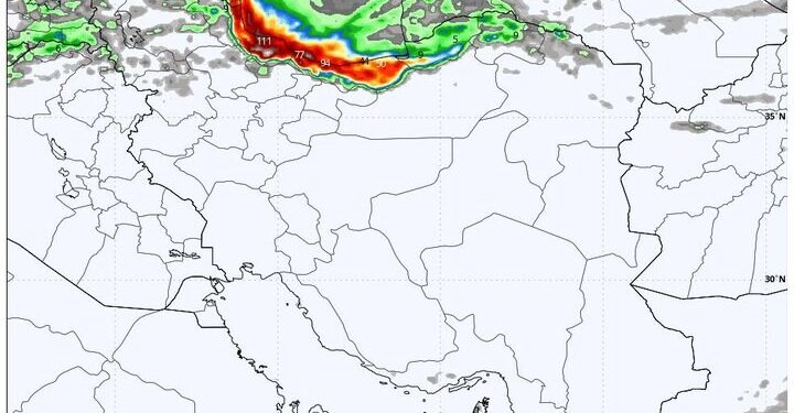 هشدار هواشناسی به زعفرانکاران سرمای شدید و بارشهای سنگین از یکشنبه