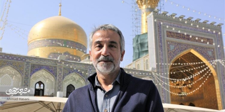بابک مسعودی طراح سنگ مضجع امام‌رضا ع است