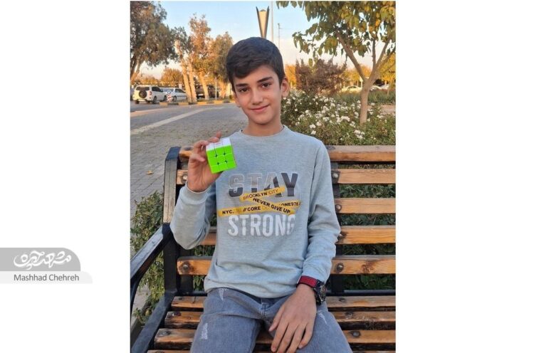 صادق آهویی قهرمان روبیک ۳ در ۳ است